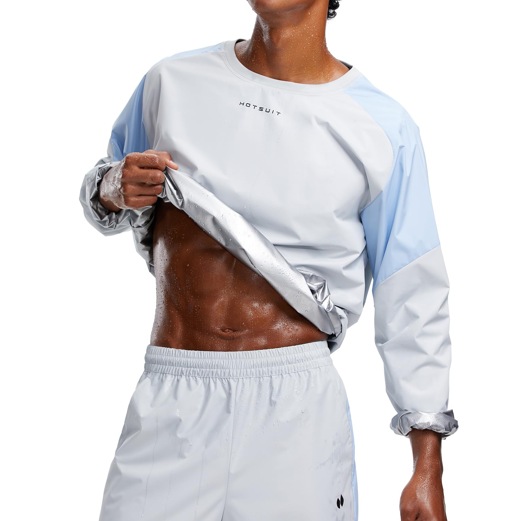 HOTSUIT Sauna Suit Men Anti Rip Sweat Suits Gym Boxing Workout Jackets