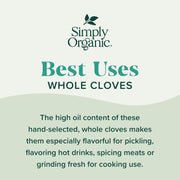 Simply Organic Ground Ginger Root, 1.64 Ounce, Non ETO, Non Irradiated, Non GMO, Complements Both Sweet & Savory Dishes