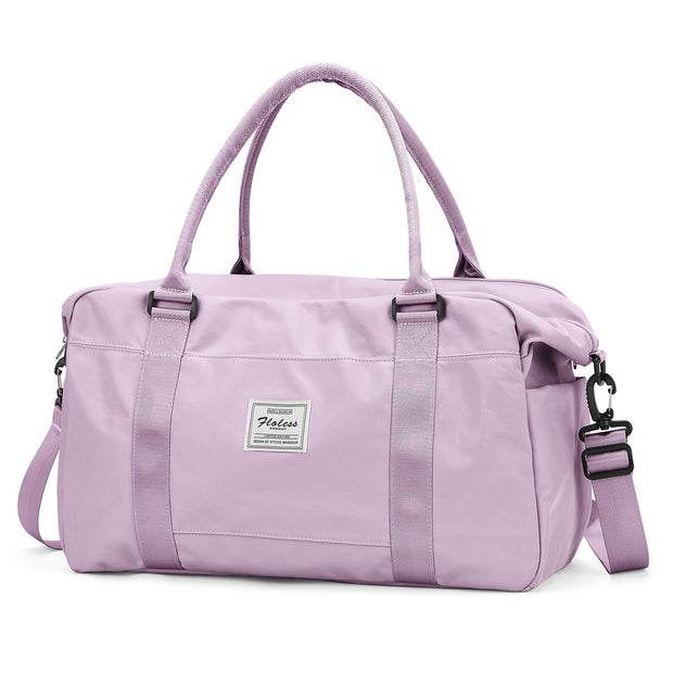 Travel Duffel Bag,Sports Tote Gym Bag,Shoulder Weekender Overnight Bag for Women