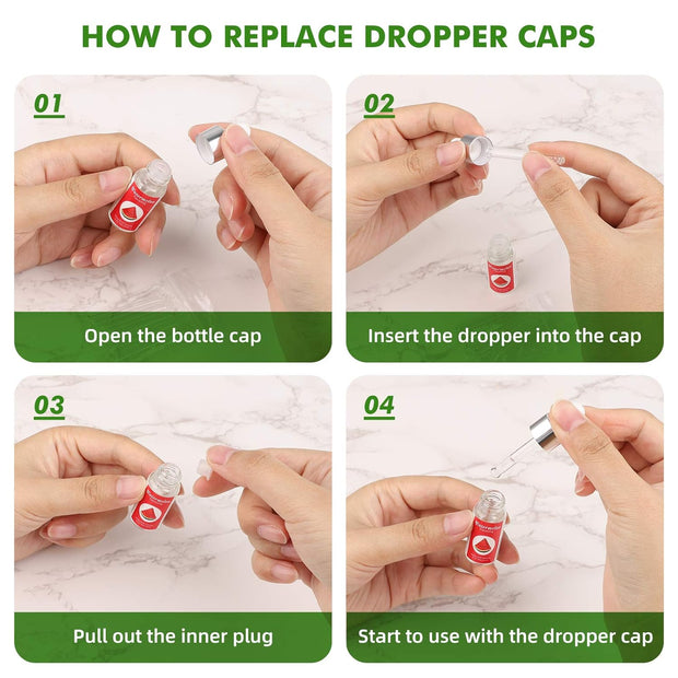 Nomeca Food Flavoring Oil, Candy Flavors Strawberry Chocolate Vanilla Flavoring Extract for Baking Cooking and Lip Gloss Making, Water & Oil Soluble - .2 Fl Oz / 6 ml with Droppers (Pack of 12)