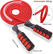 Jump rope, Professional Weighted Jump rope workout, Adjustable Tangle-Free with Ball Bearings Exerciser Jump ropes for Cardio, Endurance Training, Fitness Workouts, Jumping Exercise