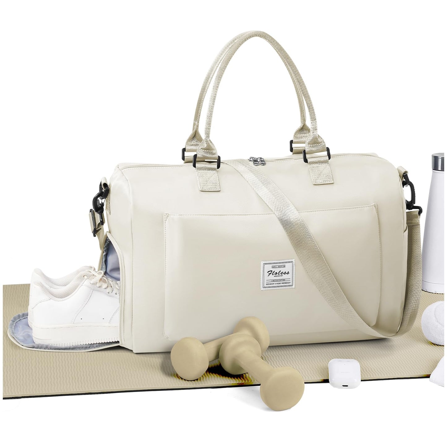 Gym Bag Womens,Travel Duffel Carry on Bag Sport Tote Bag Weekend Overnight Bag