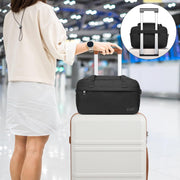 Kono Travel Duffel 13.78"x7.87"x7.87" Under Seat Carry-On 14L Sports Tote Gym Weekender Overnight Bag Extra Small, Black