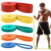 Resistance Bands, Pull Up Assist Bands - Workout Bands, Eexercise Bands, Long Resistance Bands Set for Working Out, Fitness, Training, Physical Therapy for Men Women