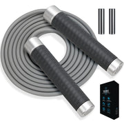 Weighted Jump Rope for Men，Women and kids(1LB), Jump Ropes for Fitness, Speed Skipping Rope, Gym,Indoor/Outdoor - Fitness, Workout, Boxing,crossfit