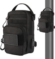 LEPHYON Magnetic Gym Bag, Small Gym Bag for Men & Women, Crossbody Sling Bags with Strong Magnets, USB Charging Port, Multi-Carry Design, Perfect for Travel Workout Sports, Best Gift for Fitness Lover