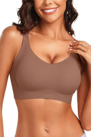 Vertvie Women's Seamless Wireless Push Up Bras with Support and Lift No Underwire Bralettes Full Coverage Sport Everyday Bra