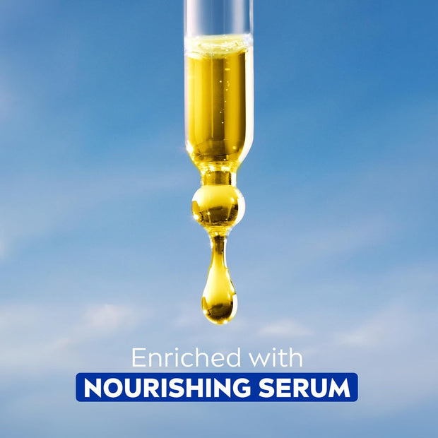 NIVEA Refreshing White Peach and Jasmine Body Wash with Nourishing Serum, Scented Body Wash for Women, Enriched with Provitamin B5 and Vitamin E, 20 Fl Oz Bottle