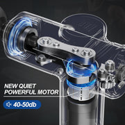 Massage Gun Deep Tissue, Silent Brushless Motor and Portable Massage Gun with 4 Interchangeable Heads for Deep Muscle Relief and Relaxation, Relax Gift