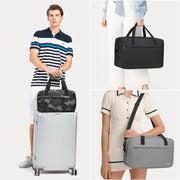 Kono Travel Duffel 13.78"x7.87"x7.87" Under Seat Carry-On 14L Sports Tote Gym Weekender Overnight Bag Extra Small, Black