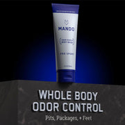 Mando Odor Shield Body Wash - 24 Hour Control - Removes Odor Better than Soap - SLS and Paraben Free, Skin Safe - 8.5 Ounce (Pro Sport)
