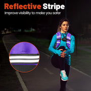 Weighted Vest, 6lb/8lb/12lb/16lb/20lb/25lb/30lb Weight Vest for Men Women, Body Weight Vests Adjustable with Reflective Stripe for Strength Training, Running, Training Workout, Jogging, Walking