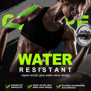 OK TAPE PRO Kinesiology Tape Uncut Roll, Elastic Physical Therapy Athletic Tape for Pain Relief, Muscle Support, Kinetic Tape, Water Resistant, 2in X 16.4ft -Black 2 Rolls