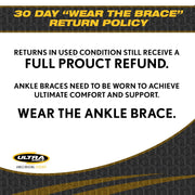 Ultra Zoom Ankle Brace – Hinge Design Promotes Faster Healing and Accelerated Recovery with Natural Protected Movement to promote Early Activity After Injury and Prevent Future Injuries in Life and Sport.