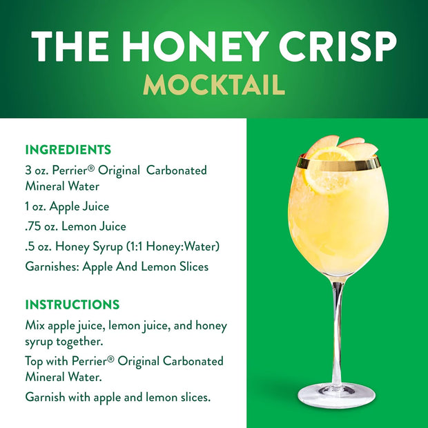 Perrier Carbonated Mineral Water Plastic Bottles, Original, 16.9 Fl Oz (Pack of 24), 405.6 Fl Oz