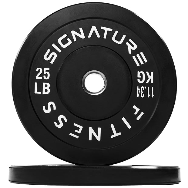 Olympic Bumper Plates Set, 2" Weight Plates for Strength Training & Weightlifting