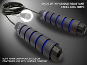 Jump Rope Workout Fitness Exercise Equipment Home Gym, Men Women and kids, Health,From Only U, (Multiple Colors)