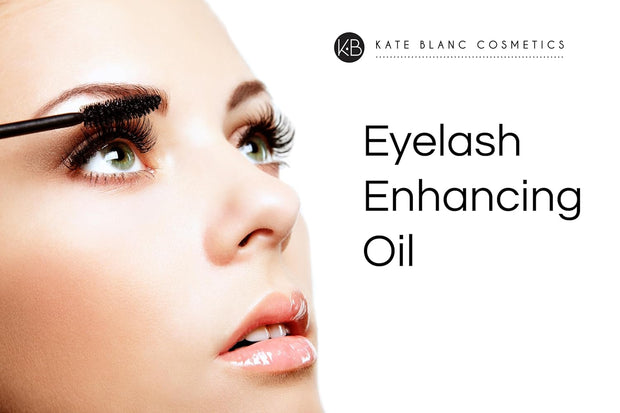 Kate Blanc Cosmetics Castor Oil Organic (2oz), 100% Pure, Cold Pressed, Hexane Free. Natural Oil for Hair, Eyelashes, Eyebrows. Skin Moisturizer with Starter Kit