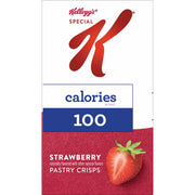 Special K Bar Pastry Crisps, 100 Calories, Breakfast Bars, Value Size, Strawberry, 15.84oz Box (36 Crisps) (Pack of 2)