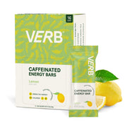 Verb Caffeinated Energy Bars Variety Pack - 2 Delicious Flavors (26g, Pack of 16) 110-Calorie Delicious Low Sugar Energy Bar, Vegan & Gluten Free On-the Go Snack with 80mg Green Tea Caffeine