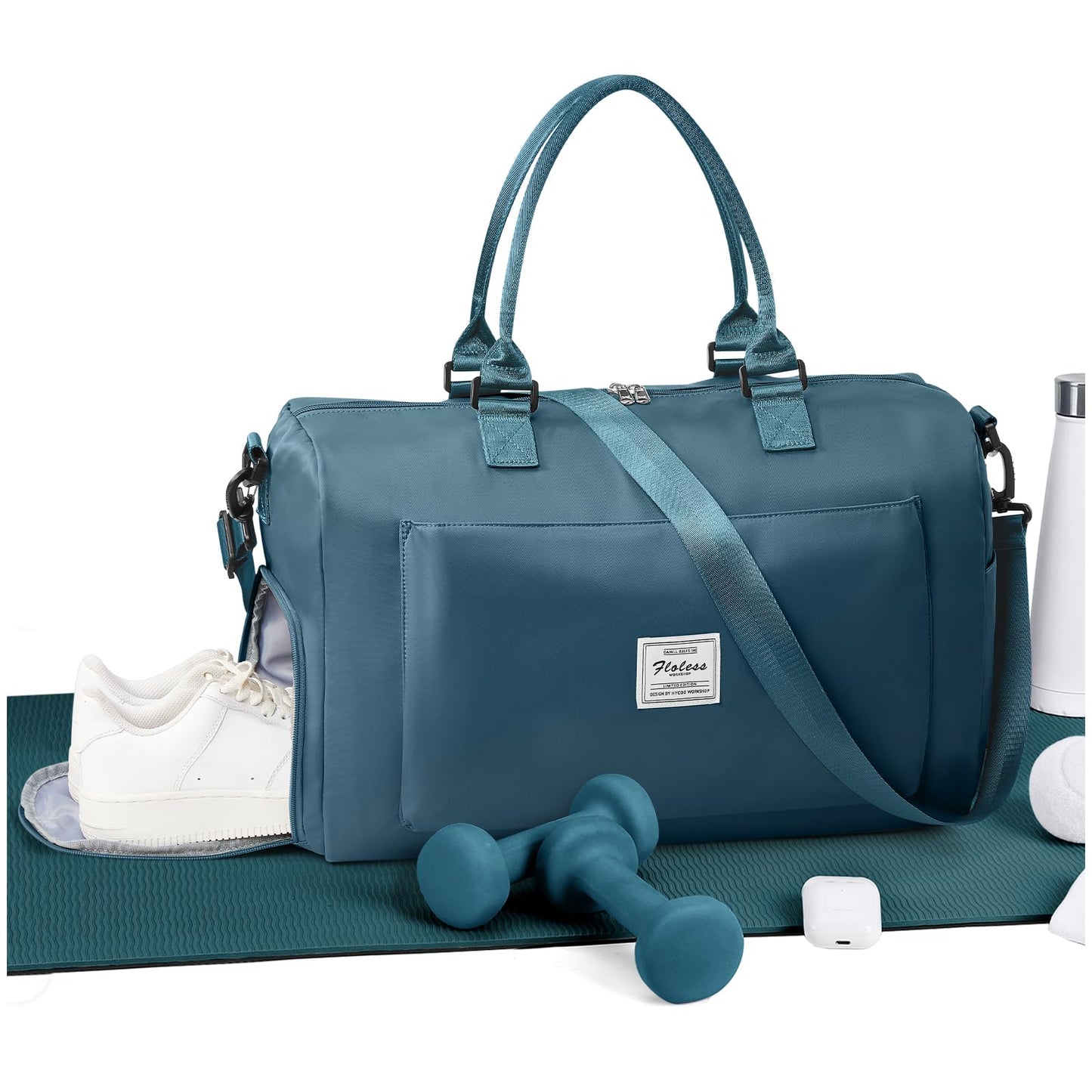 Gym Bag Womens,Travel Duffel Carry on Bag Sport Tote Bag Weekend Overnight Bag