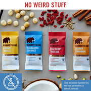Mammoth Bar Variety Pack – 10 Organic Protein Bars – Prebiotic • Paleo • Gluten Free • Egg Protein • GMO Free • Raw • Premium Nuts