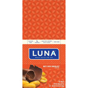 LUNA Bar - Nutz Over Chocolate Flavor - Gluten-Free - Non-GMO - 7-9g Protein - Made with Organic Oats - Low Glycemic - Whole Nutrition Snack Bars - 1.69 oz. (15 Count)