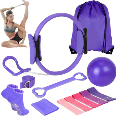 Pilates Essentials Kit for Women, Better Me Pilates Kit, 13-Piece Home Pilates Equipment Set, Perfect for Women's Home Workouts & Beginners