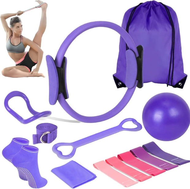 Pilates Essentials Kit for Women, Better Me Pilates Kit, 13-Piece Home Pilates Equipment Set, Perfect for Women's Home Workouts & Beginners