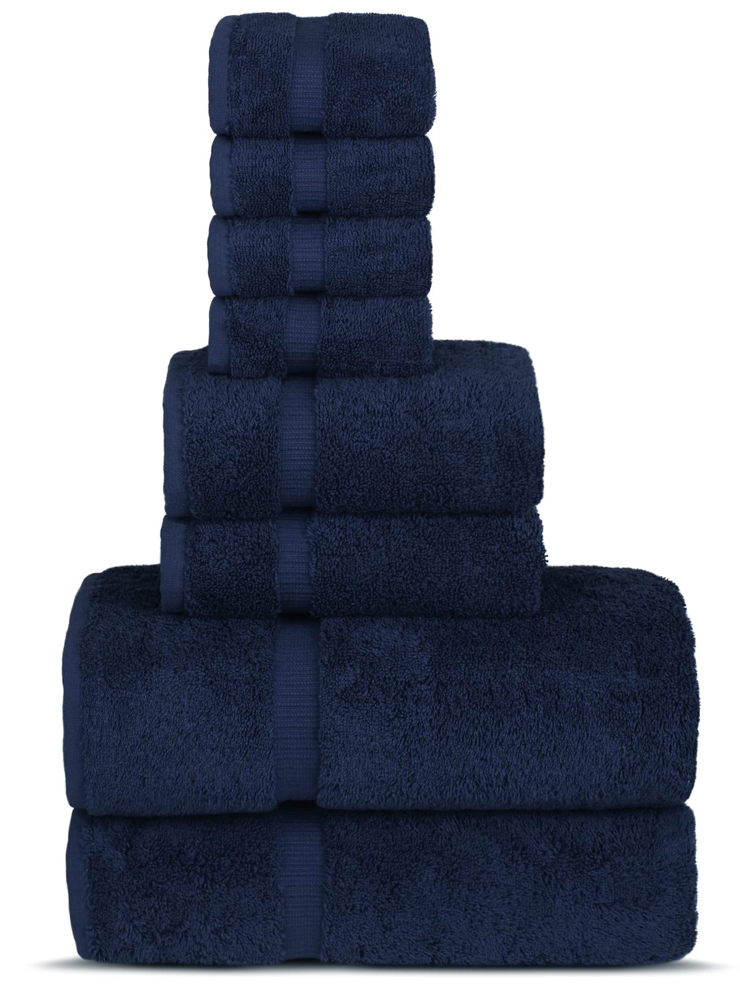 Chakir Turkish Linens | Hotel & Spa Quality 100% Cotton Premium Turkish Towels | Soft & Absorbent (4-Piece Bath Towels, Dark Gray)