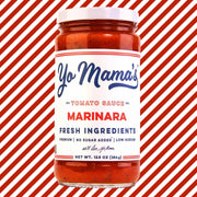 Yo Mama's Foods Keto Marinara Pasta Sauce - (3) 12.5 Ounce Jars - No Sugar Added, Low Carb, Low Sodium, Gluten Free, Paleo Friendly, and Made with Fresh, Non-GMO Tomatoes