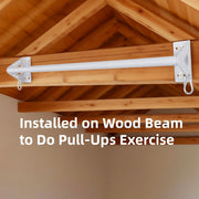 Wall Mounted Doorway Pull Up Bar, Heavy Duty Strength Training Pull-Up Bars for Doorframe, Support Beam or Joist Mount Thick Metal Sturdy Construction Support 500 lbs