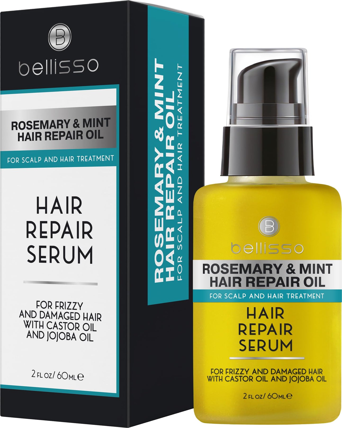 Biotin Hair Thickening Serum for Men and Women - Intense Strengthening Treatment Product with Natural Botanical Oil Blend to Help Boost Thin Hair - Repair Thinning Hair, Increase Volume and Shine