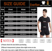 Sauna Shirt for Men Short Sleeve Mens Sauna Suit Sweat Body Shaper Compression Vest Gym Exercise Top