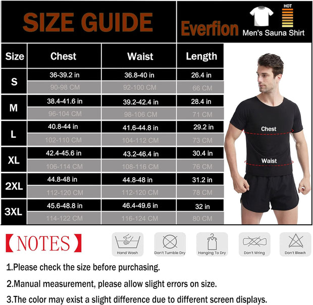 Sauna Shirt for Men Short Sleeve Mens Sauna Suit Sweat Body Shaper Compression Vest Gym Exercise Top