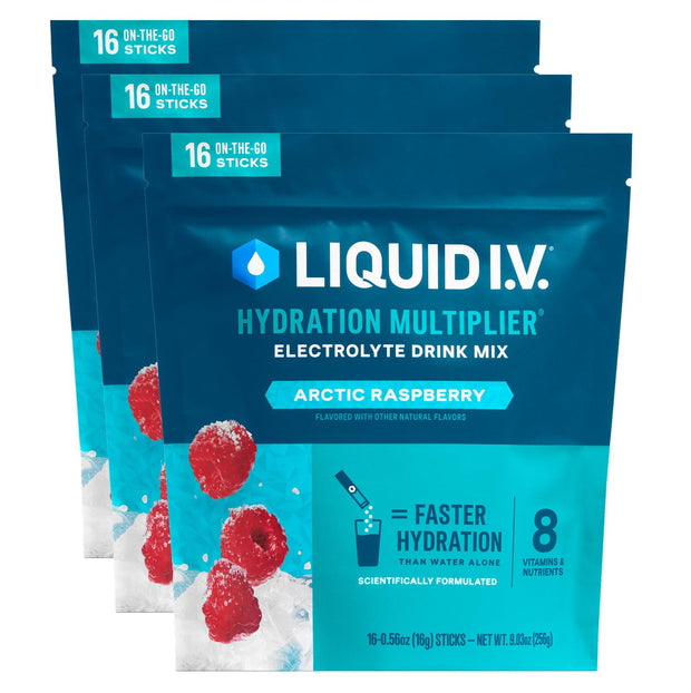 Liquid I.V.® Hydration Multiplier - Passion Fruit | Electrolyte Powder Drink Mix | 3 Pack (48 Servings)