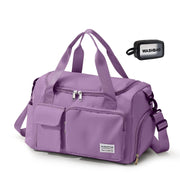 Small Gym Bag for Women, Travel Duffle Bag Carry On Weekender Bag with Shoe Compartment