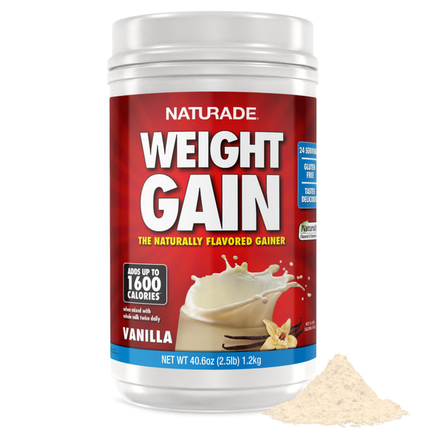 Naturade Weight Gain Instant Nutrition Drink Mix, Vanilla ,20.3 Ounce