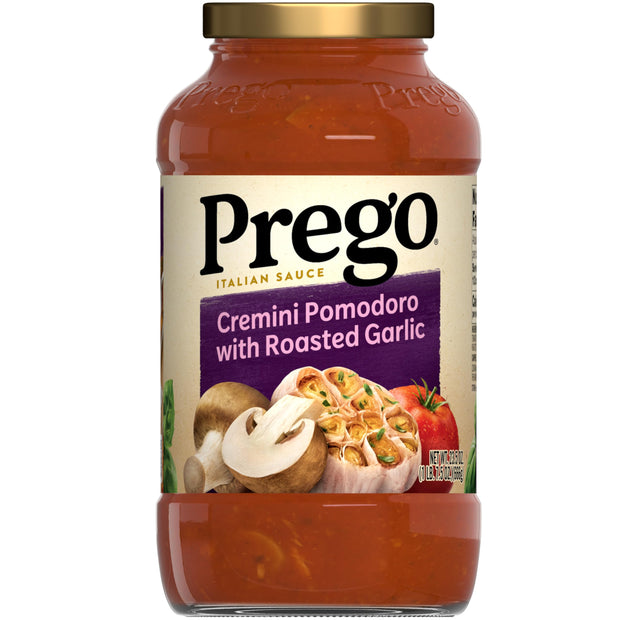 Prego Pasta Sauce, Italian Tomato Sauce with Roasted Garlic & Herbs, 24 Ounce Jar