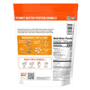 PBfit Peanut Butter Protein Granola, 15g Plant-Based Protein 22% DV, Made with Whole Grain Oats and Chia Seeds, Gluten Free, for Protein Snacks Cereals Breakfast Yogurt, 32 Oz Bag