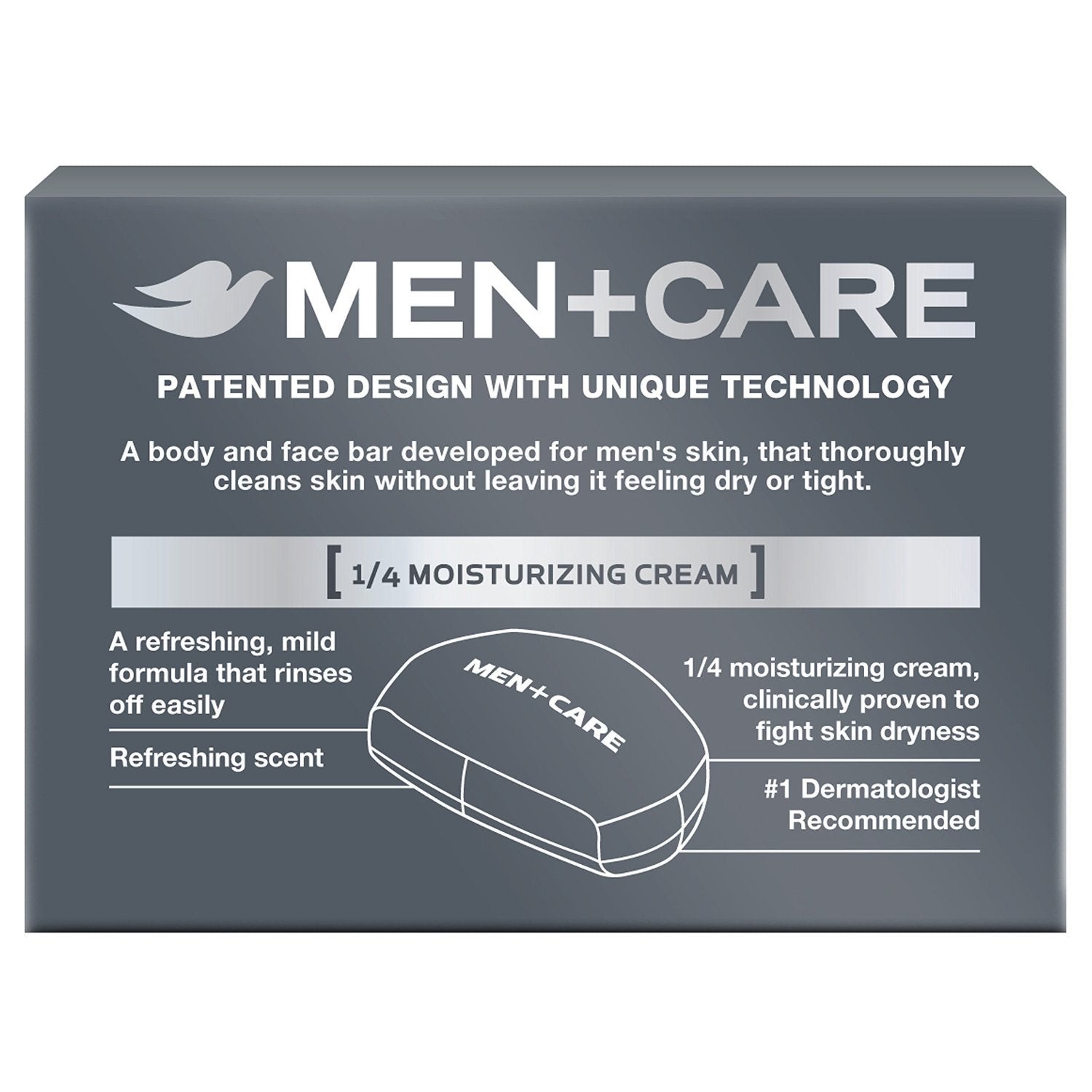 Dove Men+Care Body Soap and Face Bar to Hydrate Skin Clean Comfort More Moisturizing Than Bar Soap 3.75 oz 6 Bars