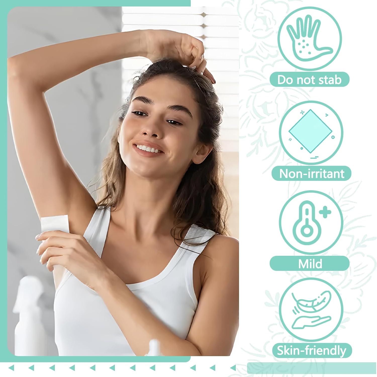 Body Wipes 50 pieces of Antiperspirant deodorant Wipes And Travel Deodorant Individually Wrap Hypoallergenic Mini Deodorant Underarm Sweating And Travel To Clean Skin For Female Male Teenagers