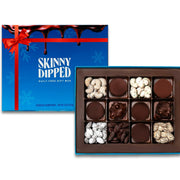 SkinnyDipped Dark Chocolate Peanut Butter Cups, 2g Sugar per Cup, Keto Friendly, Low Carb, Gluten Free, 3.2oz, 4 Pack (24 Cups Total)