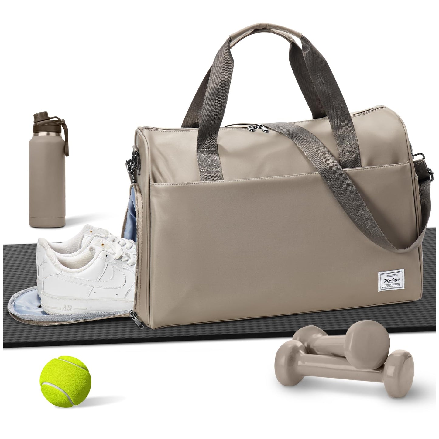 Gym Bag Womens,Travel Duffel Carry on Bag Sport Tote Bag Weekend Overnight Bag