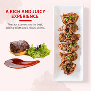 Soeos Teriyaki Marinade and Sauce, 16.9 Fl Oz (500 ml), Sweet and Savory Flavor, Perfect for Stir-Fry, Barbecue, Marinating, Versatile Sauce for Meat, Salmon, Noodle and Vegetable, Easy to Pour Out