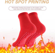 10Pairs Tourmaline Thermal Circulation Magnetic Self-heating Shaping Socks,Foot Massage Slimming Health Sock for Men Women