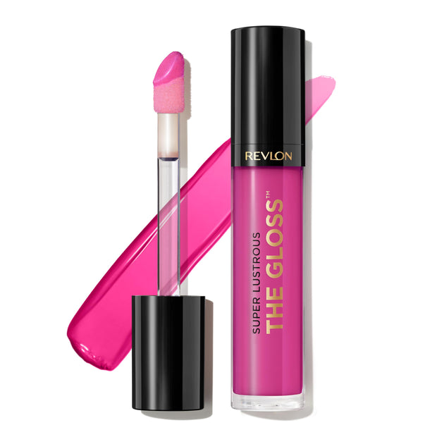 Revlon Super Lustrous Lip Gloss, Non-Sticky, Hydrating, High Shine Finish, 215 Super Natural, 0.13 oz