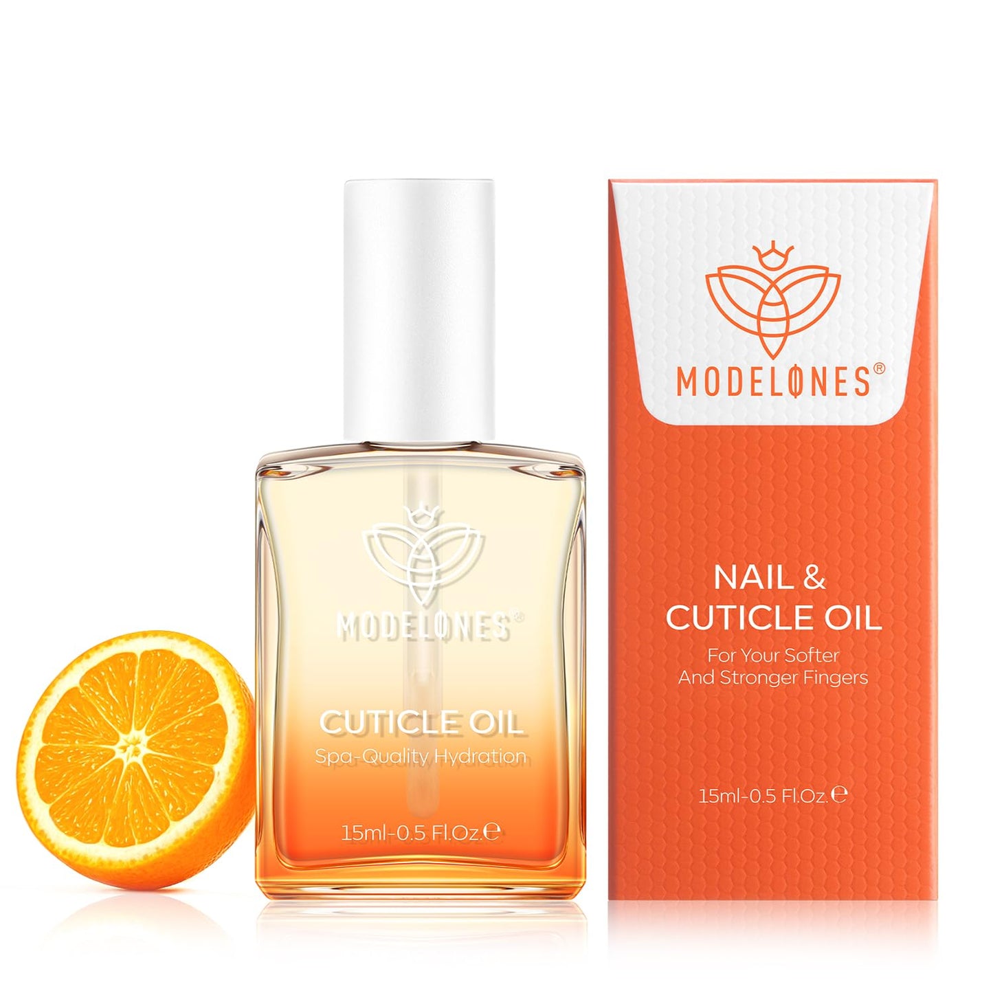 modelones Cuticle Oil Nail Strengthener and Growth Nail Growth Oil Repairs Cuticle & Promote Nail Care Moisturize Dry Skin 15ml