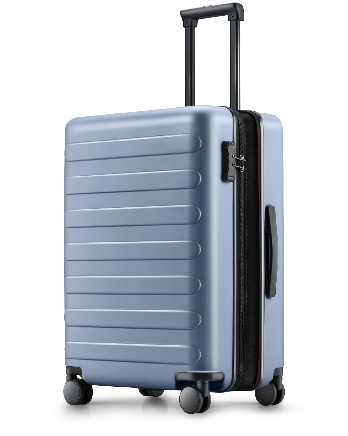 NINETYGO Carry On Luggage 22x14x9 Airline Approved, 20 Inch Luggage with Smooth Spinner Wheels, Lightweight, Hard Shell PC Suitcase Carry-On, Travel Luggage, TSA Approved (Pink, Rhine Basic)