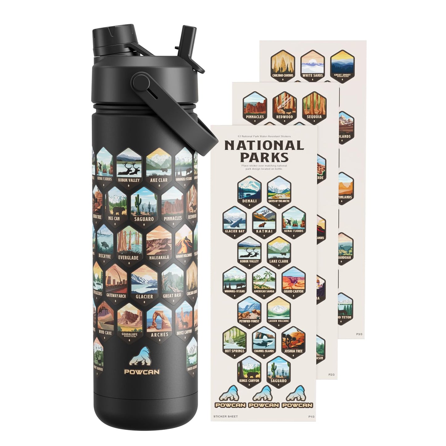 26 oz Insulated Water Bottle with 2-in-1 Straw and Spout Lid, Keep Cold 24H, Leak-Proof, Fits in Car Cup Holder, Stainless Steel Water Bottle for Sports, Travel, and School (Cotton Candy)